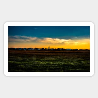 Whitburn Windmill Sunset Sticker